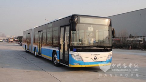 18-meter Foton AUV Pure Electric Bus