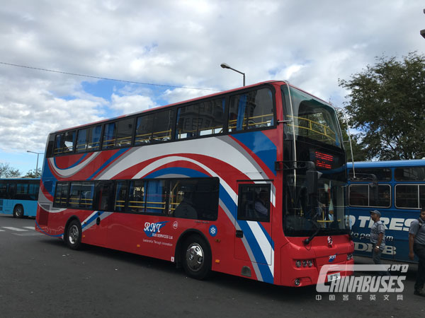 Golden Dragon Double-decker Delivered to Mauritius for Operation -news