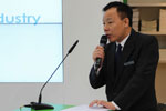 King Long Overseas Sales Director, Xie Weiguo as IAA 2014