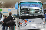 Visitors Observing King Long Bus at IAA 2014