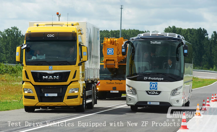 Test Drive Vehicles Equiped with New ZF Products