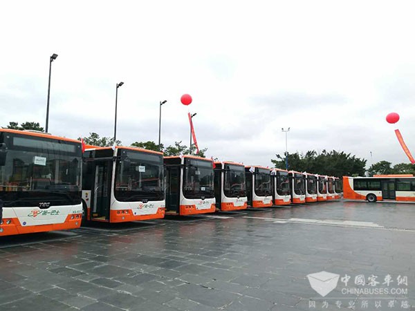 300 CRRC Electric Buses Delivered to Guangzhou for Operation