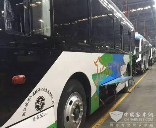88 Units Youngman Electric City Buses Delivered to Pujiang for Operation 