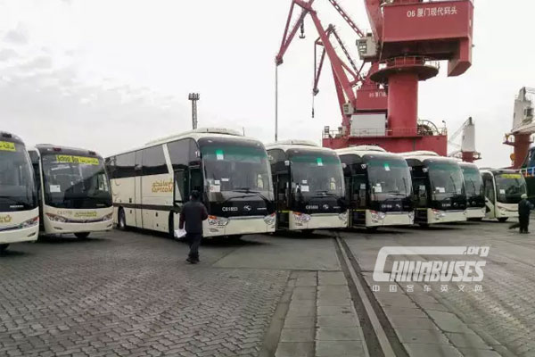 322 Units King Long Buses Exported to Saudi Arabia 