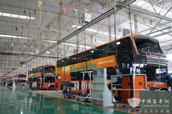 50 Units Zhongtong Luxury Double-Deckers to Arrive in Ecuador