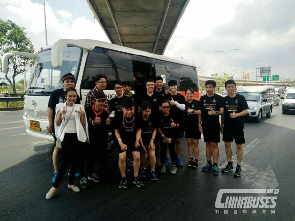 HIGER KLQ6608 Runs for Charity in Thailand