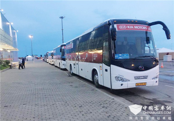 King Long buses in Russia