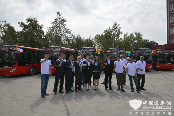 Zhongtong buses in Russia