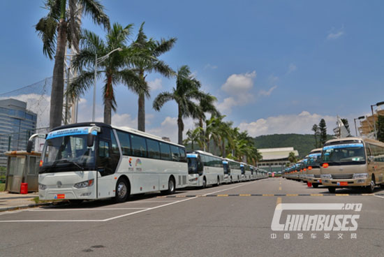 Golden Dragon Buses Serve BRICS Summit