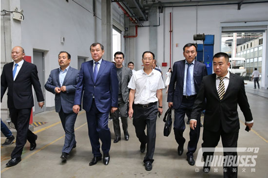 Kazakhstan Delegation Visited Higer Bus