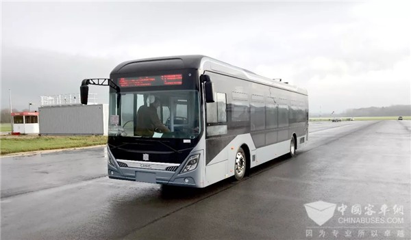 CRRC Electric Bus Starts Operation in France