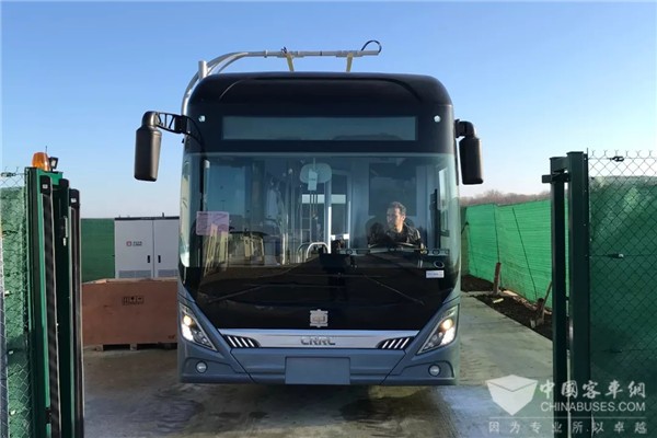 CRRC Electric Bus Starts Operation in France