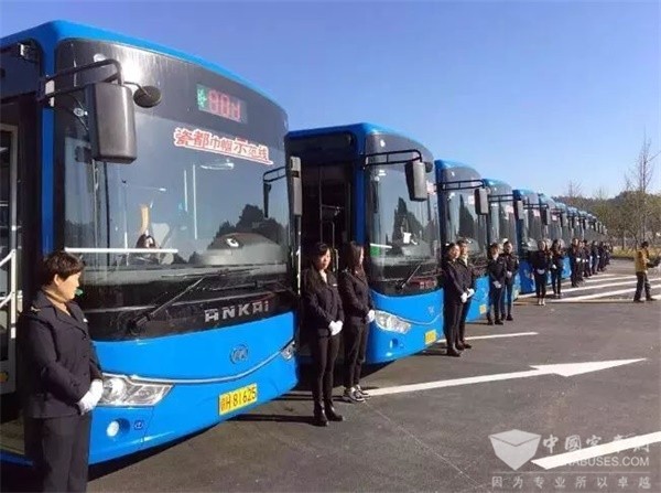 Ankai Electric City Buses Start Operation in Jingdezhen