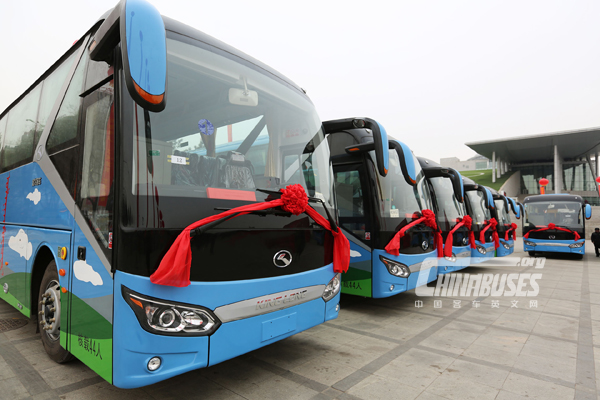 King Long Delivers 75 Coaches to Ulan Muqir Troupes