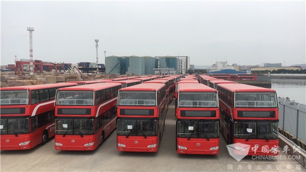 King Long Double-deckers Make Their Way to Kuwait