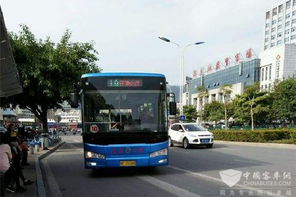 200 Units Golden Dragon Electric Buses to Start Operation in Longyan