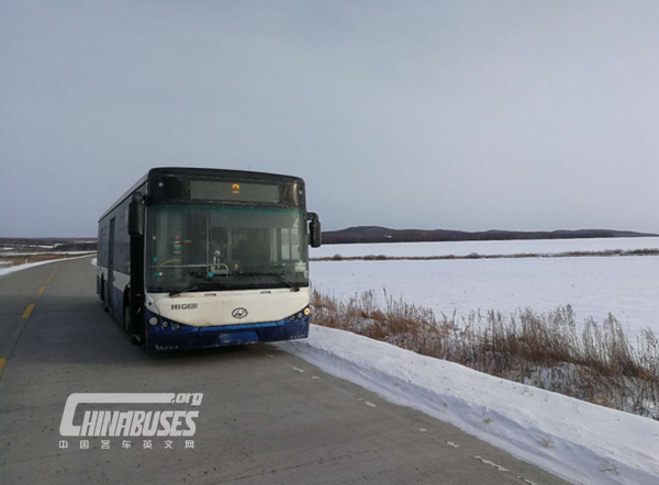 Higer Euro VI Bus Passing High and Cold Test