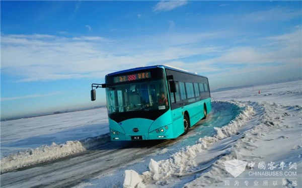 BYD Electric Buses Well Stood -50℃ in Hailaer