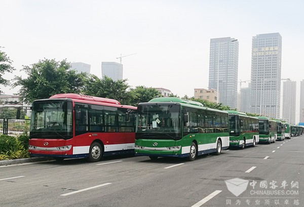 189 Units King Long Electric Buses Start Operation in Foshan