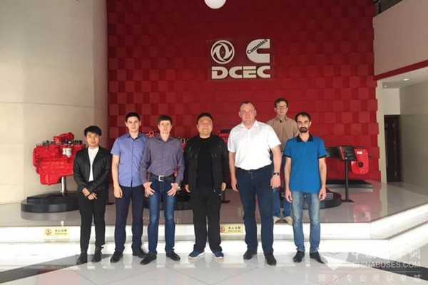 Russia-based ZCK Paid a Visit to Dongfeng Cummins