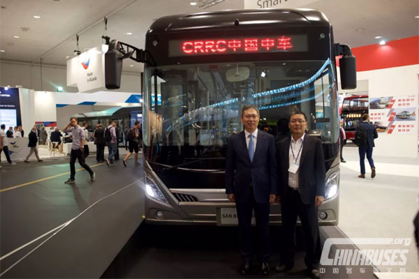 CRRC New Smart Bus Makes its Debut at IAA
