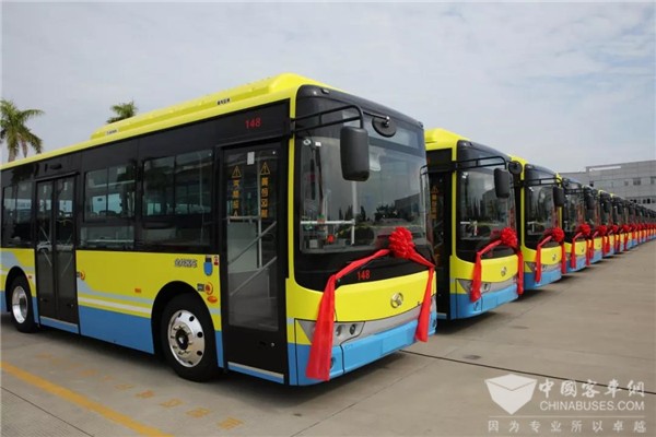 king long electric city bus
