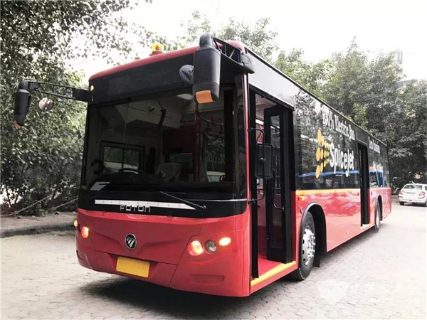 70 Units Foton AUV Electric Buses Arrive in India for Operation