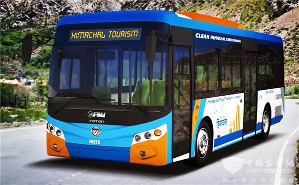 70 Units Foton AUV Electric Buses Arrive in India for Operation