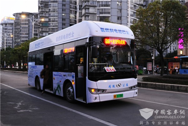 King Long Fuel Cell Buses Start Operation in Fuzhou