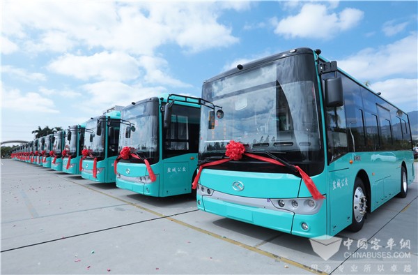 110 Units King Long Electric Buses to Arrive in Yancheng for Operation