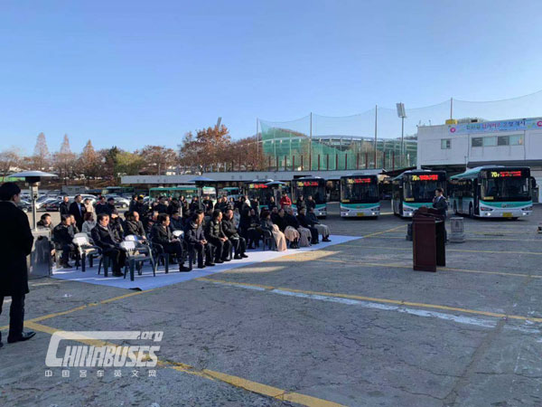 Higer Electric City Bus Delivered to South Korea Again