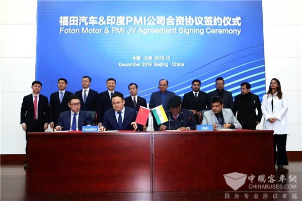 BAIC Foton to Deliver Nearly 1,000 Units Electric Buses to India for Operation