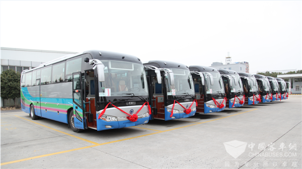 Sunlong Buses Delivered to Shanghai Airport Bus for Operation