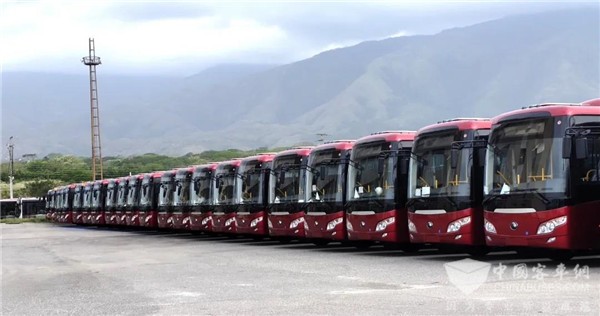 200 Units Yuchai Engines Powered Yutong Buses Delivered to South America for Operation