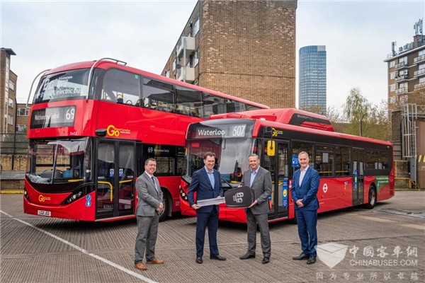 The 500th BYD ADL Electric Bus Delivered to Go-Ahead London