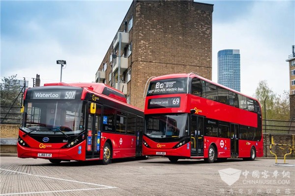 The 500th BYD ADL Electric Bus Delivered to Go-Ahead London