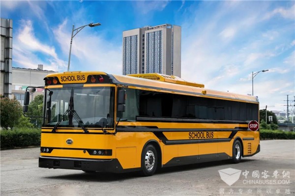 BYD Electric School Buses Start Operation in Los Angeles
