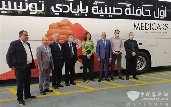 The First King Long Bus Went off the Production Line in Tunisia