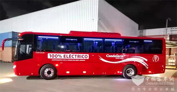 38 Units Zhongtong Electric Tourist Buses H12 to Arrive in Chile for Operation