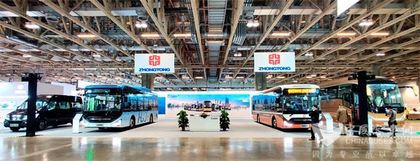 Zhongtong Brought Four Bus Models on Display at Macao Auto Show