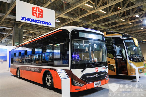 Zhongtong Brought Four Bus Models on Display at Macao Auto Show