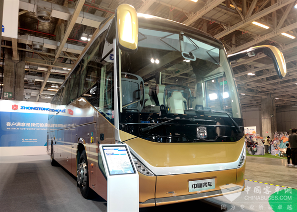 Zhongtong Brought Four Bus Models on Display at Macao Auto Show