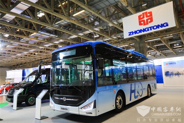 Zhongtong Brought Four Bus Models on Display at Macao Auto Show