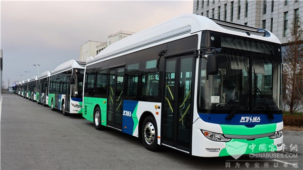 The 100th Unit Huanghai New Energy Bus to Arrive in South Korea for Operation