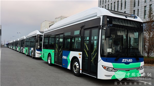 The 100th Unit Huanghai New Energy Bus to Arrive in South Korea for Operation