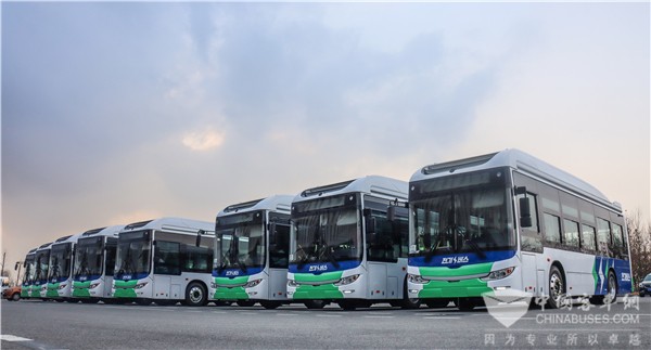 The 100th Unit Huanghai New Energy Bus to Arrive in South Korea for Operation