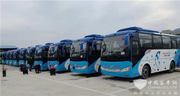 10 Units Higer Electric Buses Drove a Record Distance of 2,400+ Kilometers