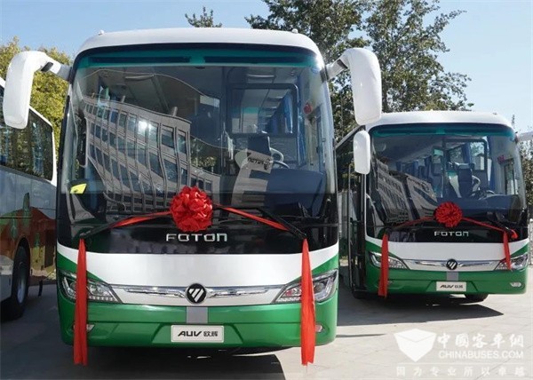 140 Units Hydrogen Fuel Cell City Buses Arrive in Zhangjiakou for Operation