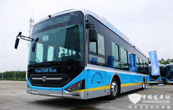 140 Units Hydrogen Fuel Cell City Buses Arrive in Zhangjiakou for Operation