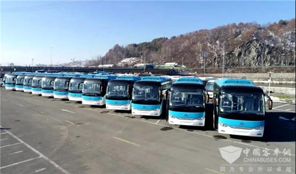 55 Units Ankai Electric Buses Start Operation in Extremely Cold City